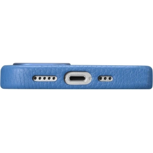 Wholesale iCarer Litchi Premium Leather MagSafe Apple iPhone 14 Pro Max light blue - ICR378 - {ean13} - Hurt