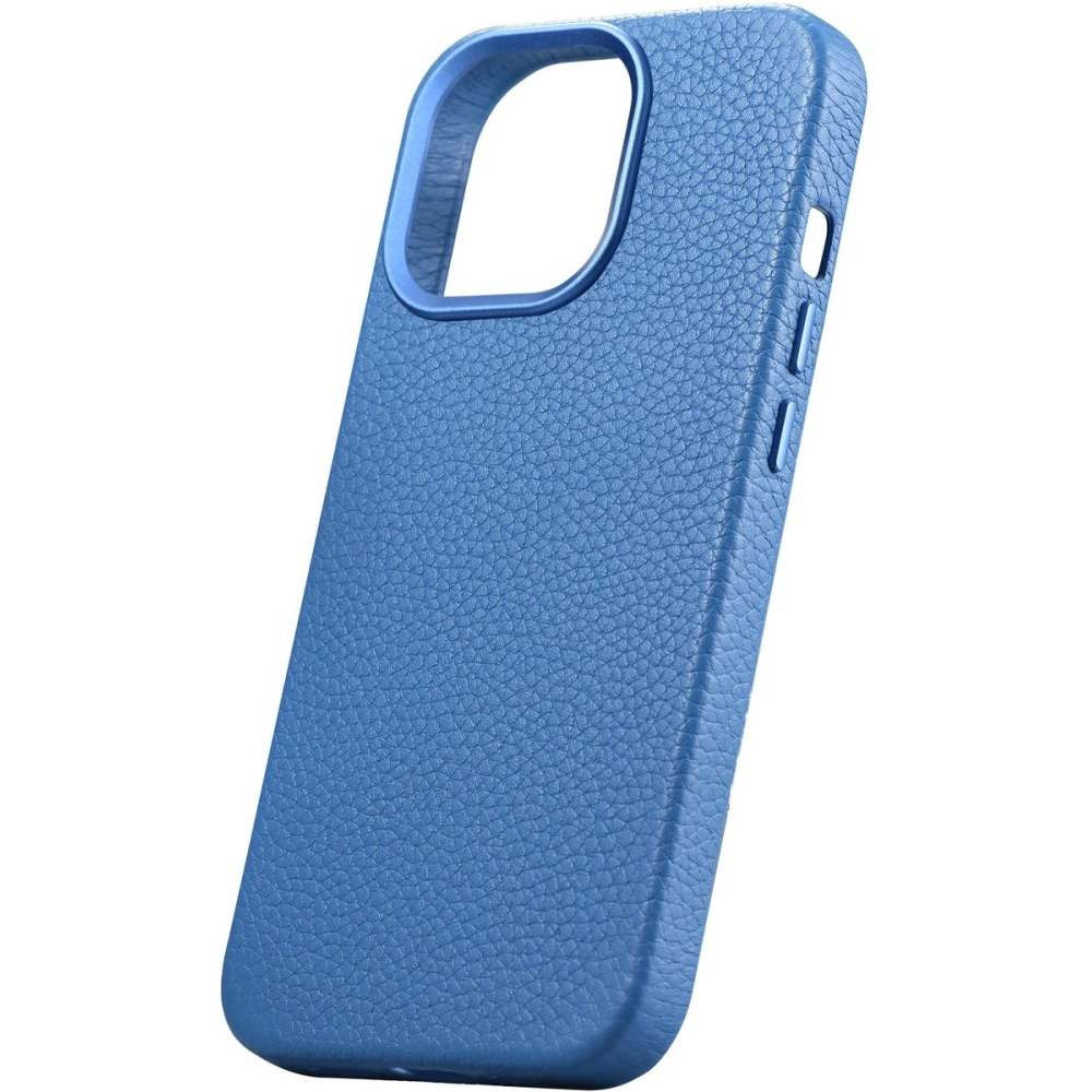Wholesale iCarer Litchi Premium Leather MagSafe Apple iPhone 14 Pro Max light blue - ICR378 - {ean13} - Hurt