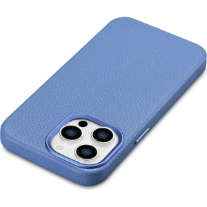 Wholesale iCarer Litchi Premium Leather MagSafe Apple iPhone 14 Pro Max light blue - ICR378 - {ean13} - Hurt