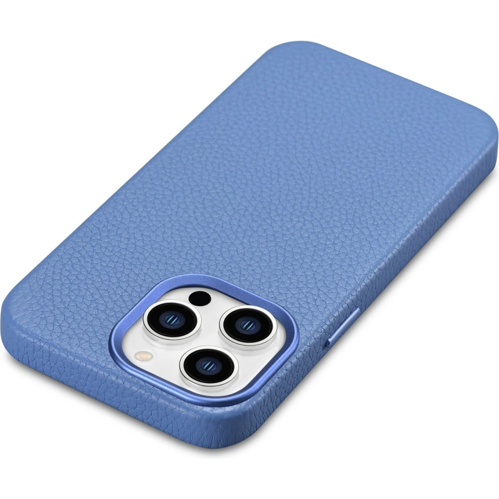 Hurtownia GSM - Case iCarer Litchi Premium Leder MagSafe Apple iPhone 14 Pro Max hellblau - ICR378 - {ean13} - Hurt