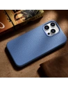 Wholesale iCarer Litchi Premium Leather MagSafe Apple iPhone 14 Pro Max light blue - ICR378 - {ean13} - Hurt