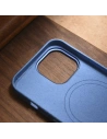 Wholesale iCarer Litchi Premium Leather MagSafe Apple iPhone 14 Pro Max light blue - ICR378 - {ean13} - Hurt