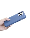 Wholesale iCarer Litchi Premium Leather MagSafe Apple iPhone 14 Pro Max light blue - ICR378 - {ean13} - Hurt