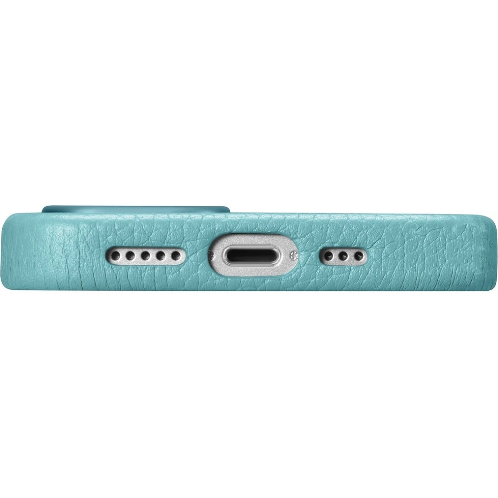 Hurtownia GSM - Etui iCarer Litchi Premium Bőr MagSafe Apple iPhone 14 Pro Max zöld - ICR379 - {ean13} - Hurt