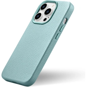 Wholesale iCarer Litchi Premium Leather MagSafe Apple iPhone 14 Pro Max green - ICR379 - {ean13} - Hurt
