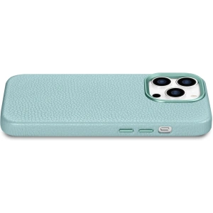 Wholesale iCarer Litchi Premium Leather MagSafe Apple iPhone 14 Pro Max green - ICR379 - {ean13} - Hurt