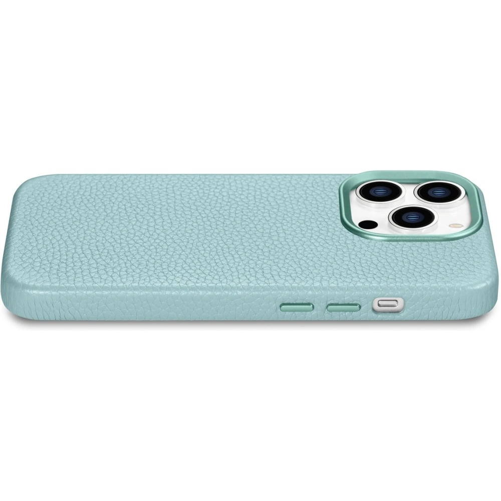 Wholesale iCarer Litchi Premium Leather MagSafe Apple iPhone 14 Pro Max green - ICR379 - {ean13} - Hurt