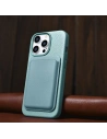 Wholesale iCarer Litchi Premium Leather MagSafe Apple iPhone 14 Pro Max green - ICR379 - {ean13} - Hurt