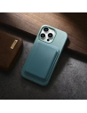 Hurtownia GSM - Etui iCarer Litchi Premium Bőr MagSafe Apple iPhone 14 Pro Max zöld - ICR379 - {ean13} - Hurt