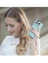 Hurtownia GSM - Etui iCarer Litchi Premium Bőr MagSafe Apple iPhone 14 Pro Max zöld - ICR379 - {ean13} - Hurt