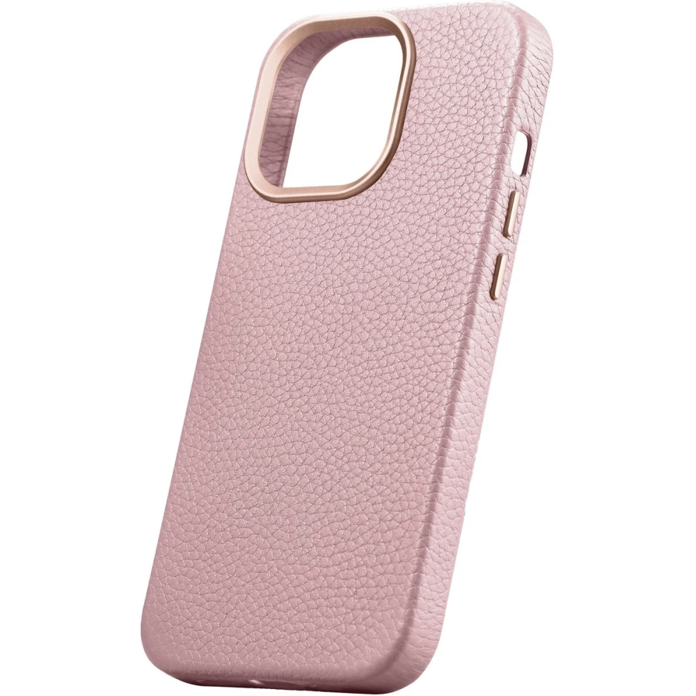 Hurtownia GSM - Etui iCarer Litchi Premium Leather MagSafe Apple iPhone 14 Pro Max różowy - ICR380 - {ean13} - Hurt