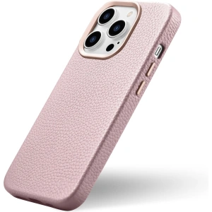 Hurtownia GSM - Etui iCarer Litchi Premium Leather MagSafe Apple iPhone 14 Pro Max różowy - ICR380 - {ean13} - Hurt