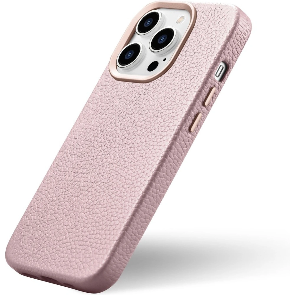 Hurtownia GSM - Etui iCarer Litchi Premium Leather MagSafe Apple iPhone 14 Pro Max różowy - ICR380 - {ean13} - Hurt