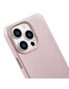 Hurtownia GSM - Etui iCarer Litchi Premium Leather MagSafe Apple iPhone 14 Pro Max różowy - ICR380 - {ean13} - Hurt