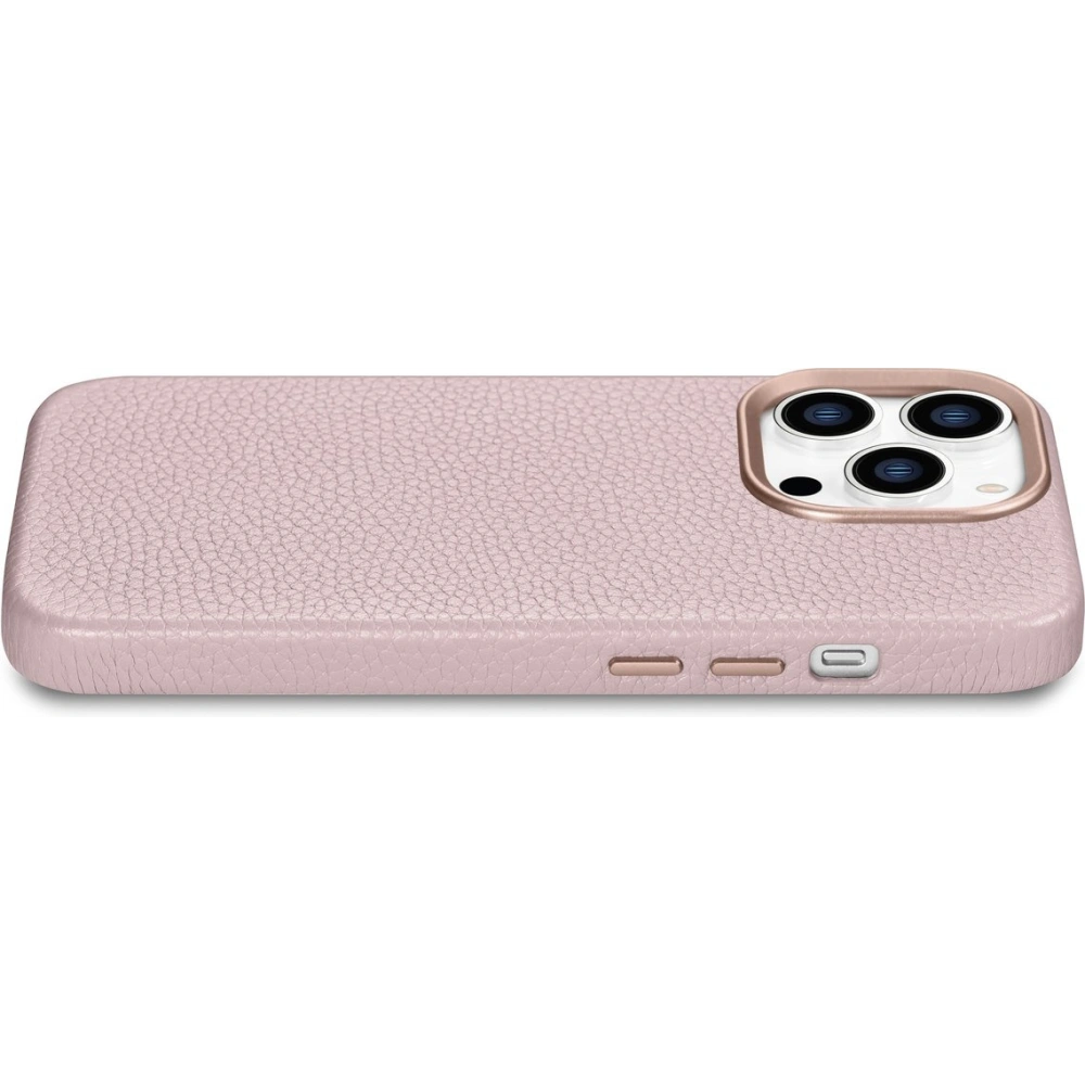 Hurtownia GSM - Etui iCarer Litchi Premium Leather MagSafe Apple iPhone 14 Pro Max różowy - ICR380 - {ean13} - Hurt