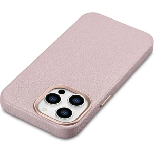 Hurtownia GSM - Etui iCarer Litchi Premium Leather MagSafe Apple iPhone 14 Pro Max różowy - ICR380 - {ean13} - Hurt