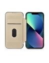 Hurtownia GSM - Etui iCarer CE Olajgyanta Prémium Bőr Fedelet MagSafe Apple iPhone 14 fekete - ICR381 - {ean13} - Hurt