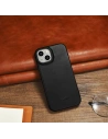 Wholesale iCarer CE Oil Wax Premium Leather Folio MagSafe Apple iPhone 14 black - ICR381 - {ean13} - Hurt