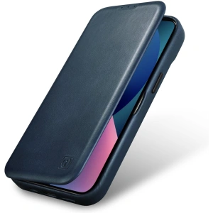 Wholesale iCarer CE Oil Wax Premium Leather Folio MagSafe Apple iPhone 14 blue - ICR383 - {ean13} - Hurt
