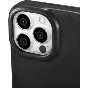 Hurtownia GSM - Etui iCarer CE Olaj Gyanta Prémium Bőr Fólia MagSafe Apple iPhone 14 Pro fekete - ICR385 - {ean13} - Hurt