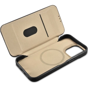 Hurtownia GSM - Etui iCarer CE Oil Wax Premium Leather Folio MagSafe Apple iPhone 14 Pro czarny - ICR385 - {ean13} - Hurt