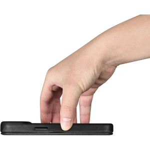 Hurtownia GSM - Etui iCarer CE Olaj Gyanta Prémium Bőr Fólia MagSafe Apple iPhone 14 Pro fekete - ICR385 - {ean13} - Hurt