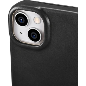 Wholesale iCarer CE Oil Wax Premium Leather Folio MagSafe Apple iPhone 14 Plus / 15 Plus black - ICR389 - {ean13} - Hurt