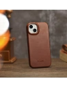 Hurtownia GSM - Case iCarer CE Oil Wax Premium Leder Folio MagSafe Apple iPhone 14 Plus / 15 Plus braun - ICR390 - {ean13} - Hurt