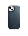 Hurtownia GSM - Etui iCarer CE Olajviasz Prémium Bőr Tok MagSafe Apple iPhone 14 Plus / 15 Plus kék - ICR391 - {ean13} - Hurt