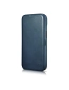 Wholesale iCarer CE Oil Wax Premium Leather Folio MagSafe Apple iPhone 14 Plus / 15 Plus blue - ICR391 - {ean13} - Hurt