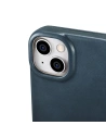 Wholesale iCarer CE Oil Wax Premium Leather Folio MagSafe Apple iPhone 14 Plus / 15 Plus blue - ICR391 - {ean13} - Hurt