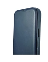 Wholesale iCarer CE Oil Wax Premium Leather Folio MagSafe Apple iPhone 14 Plus / 15 Plus blue - ICR391 - {ean13} - Hurt