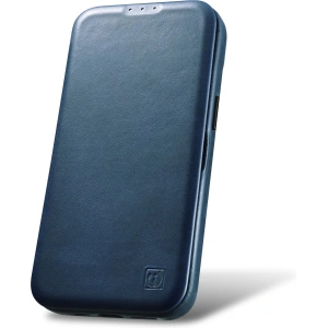 Wholesale iCarer CE Oil Wax Premium Leather Folio MagSafe Apple iPhone 14 Plus / 15 Plus blue - ICR391 - {ean13} - Hurt
