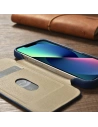 Wholesale iCarer CE Oil Wax Premium Leather Folio MagSafe Apple iPhone 14 Plus / 15 Plus blue - ICR391 - {ean13} - Hurt