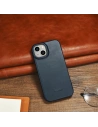Wholesale iCarer CE Oil Wax Premium Leather Folio MagSafe Apple iPhone 14 Plus / 15 Plus blue - ICR391 - {ean13} - Hurt