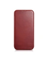 Wholesale iCarer CE Oil Wax Premium Leather Folio MagSafe Apple iPhone 14 Plus / 15 Plus red - ICR392 - {ean13} - Hurt