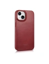 Wholesale iCarer CE Oil Wax Premium Leather Folio MagSafe Apple iPhone 14 Plus / 15 Plus red - ICR392 - {ean13} - Hurt