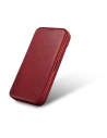 Wholesale iCarer CE Oil Wax Premium Leather Folio MagSafe Apple iPhone 14 Plus / 15 Plus red - ICR392 - {ean13} - Hurt