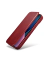 Wholesale iCarer CE Oil Wax Premium Leather Folio MagSafe Apple iPhone 14 Plus / 15 Plus red - ICR392 - {ean13} - Hurt