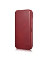 Wholesale iCarer CE Oil Wax Premium Leather Folio MagSafe Apple iPhone 14 Plus / 15 Plus red - ICR392 - {ean13} - Hurt