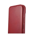 Wholesale iCarer CE Oil Wax Premium Leather Folio MagSafe Apple iPhone 14 Plus / 15 Plus red - ICR392 - {ean13} - Hurt