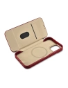 Wholesale iCarer CE Oil Wax Premium Leather Folio MagSafe Apple iPhone 14 Plus / 15 Plus red - ICR392 - {ean13} - Hurt