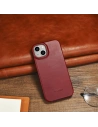 Wholesale iCarer CE Oil Wax Premium Leather Folio MagSafe Apple iPhone 14 Plus / 15 Plus red - ICR392 - {ean13} - Hurt