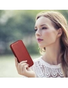Wholesale iCarer CE Oil Wax Premium Leather Folio MagSafe Apple iPhone 14 Plus / 15 Plus red - ICR392 - {ean13} - Hurt