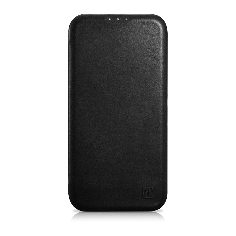 Hurtownia GSM - Etui iCarer CE Olajviasz Prémium Bőrtok MagSafe Apple iPhone 14 Pro Max fekete - ICR393 - {ean13} - Hurt