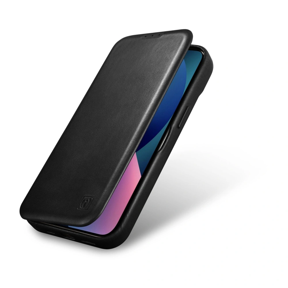 Hurtownia GSM - Etui iCarer CE Olajviasz Prémium Bőrtok MagSafe Apple iPhone 14 Pro Max fekete - ICR393 - {ean13} - Hurt