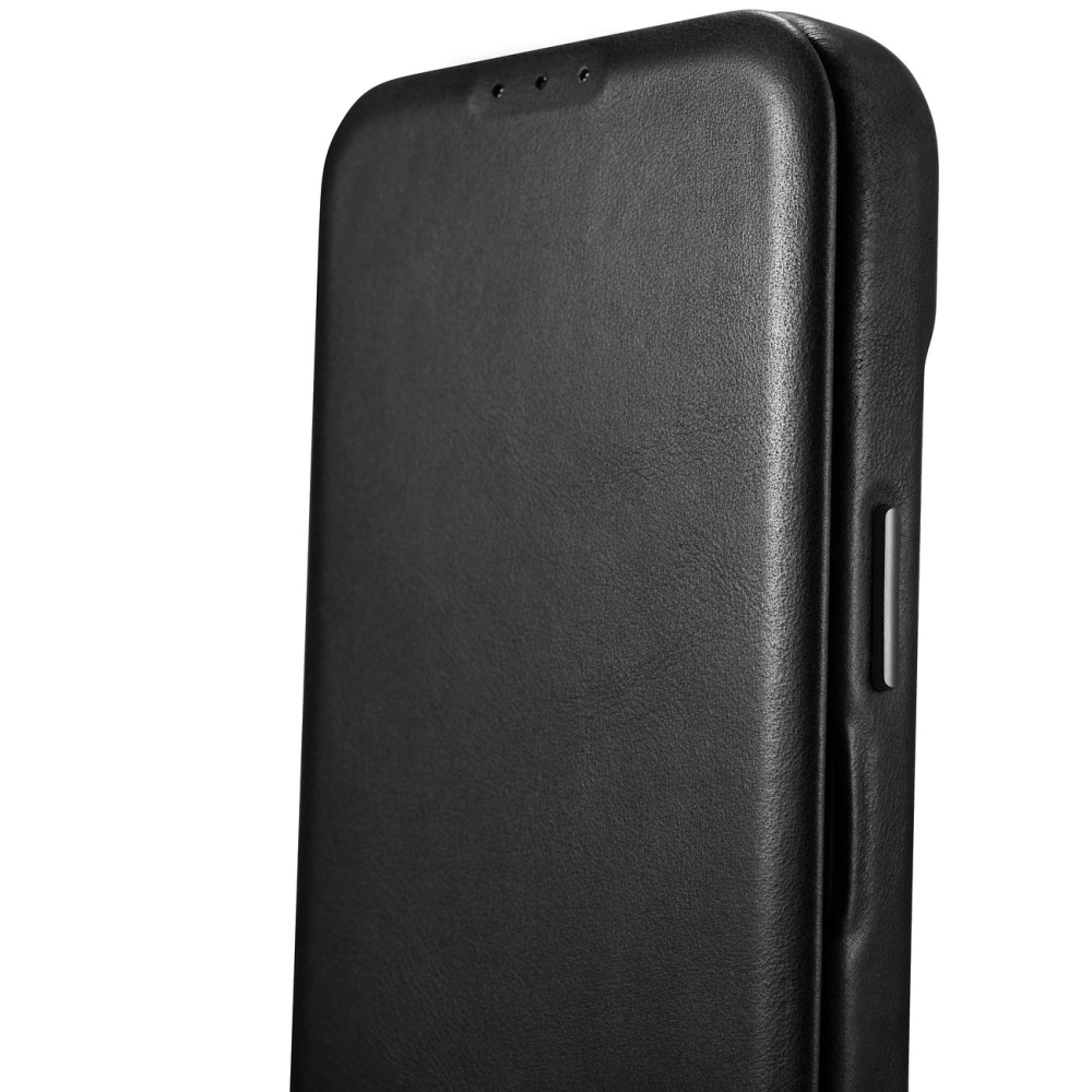 Hurtownia GSM - Etui iCarer CE Oil Wax Premium Leather Folio MagSafe Apple iPhone 14 Pro Max czarny - ICR393 - {ean13} - Hurt