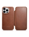 Hurtownia GSM - Etui iCarer CE Oil Wax Premium Leather Folio MagSafe Apple iPhone 14 Pro Max hnědá - ICR394 - {ean13} - Hurt