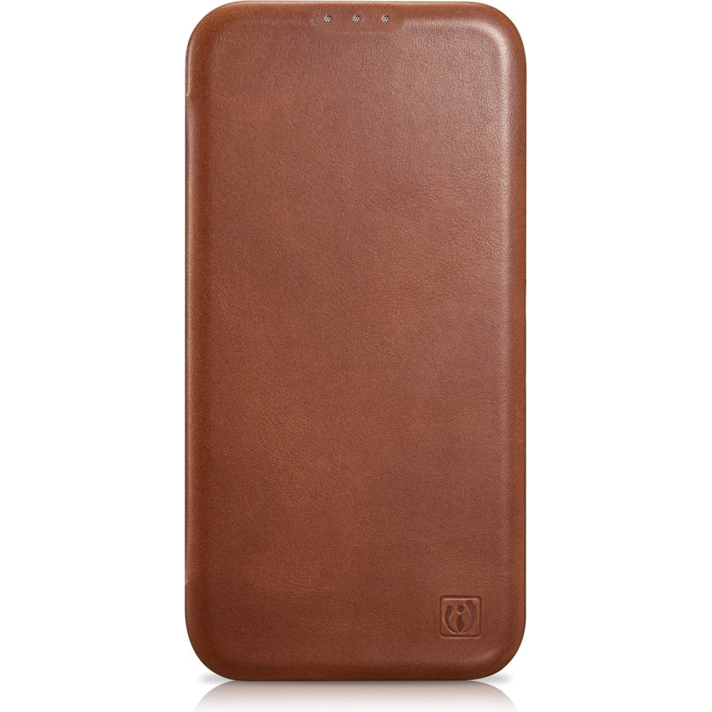 Hurtownia GSM - Etui iCarer CE Oil Wax Premium Leather Folio MagSafe Apple iPhone 14 Pro Max hnědá - ICR394 - {ean13} - Hurt