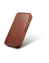 Hurtownia GSM - Etui iCarer CE Oil Wax Premium Leather Folio MagSafe Apple iPhone 14 Pro Max hnědá - ICR394 - {ean13} - Hurt